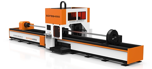 Three Chucks Tube Laser Cutting Machine